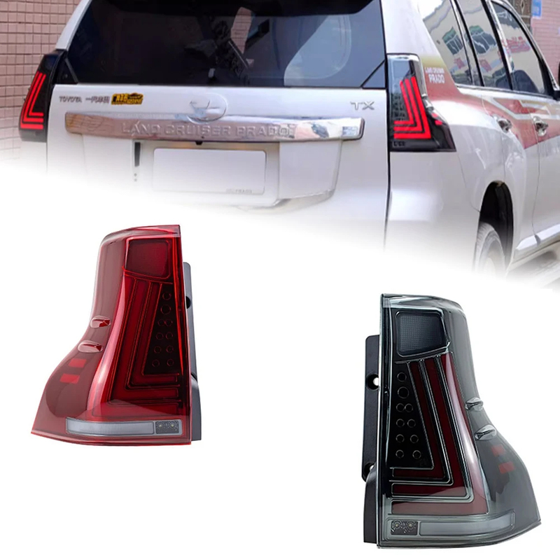 AKD Car Styling Tail Light for Prado 2700 4000 Tail Lights 2010-2020 Prado LC150 LED Tail Lamp GX460 DRL Signal auto Accessories