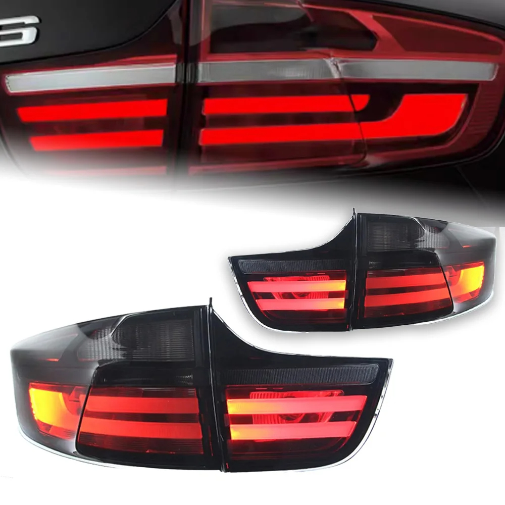 AKD Tail Lamp for BMW X6 E71 LED Tail Light 2008-2014 E71 Rear Fog Brake Turn Signal Automotive Accessories