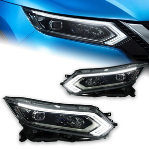 AKD Car Styling Head Lamp for Dualis Headlight 2019-2020 New Qashqai LED Headlight DRL LED Projector Lens auto accessorie