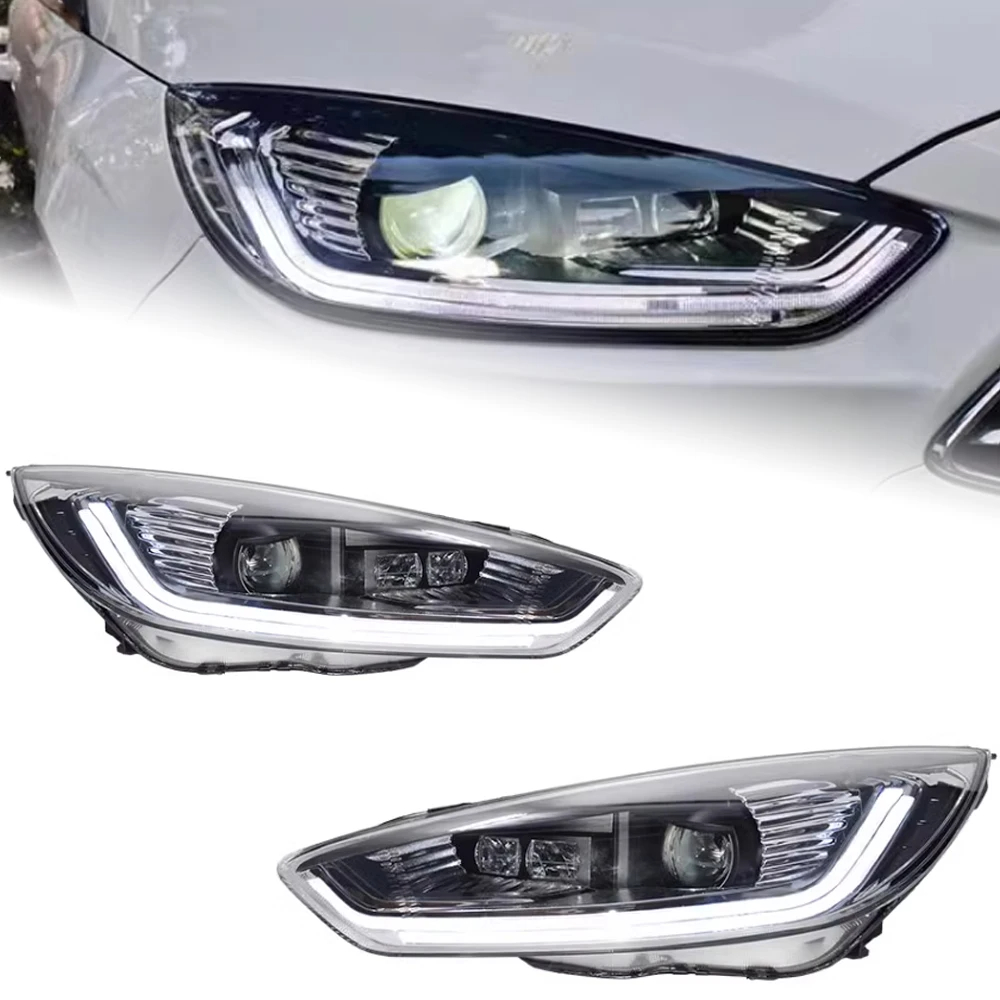 AKD Car Styling for Ford Focus Headlights 2015-2017 New Focus LED Headlight Dynamic Signal Led Drl Hid Auto Accessories