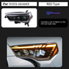 AKD Car Styling Head Lamp for 4 Runner Headlights 2014-2020 4Runner LED Headlight DRL Dynamic Signal projector lens auto Accessories