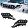 AKD Car Styling for Toyota Prado LC150 2013-2017 LED Headlight LED DRL Hid Option Head Lamp Angel Eye Bi Xenon Beam Accessories