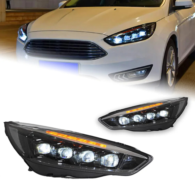 AKD Car Styling for Ford Focus Headlights 2015-2017 New Focus LED Headlight Dynamic Signal Led Drl Hid Auto Accessories