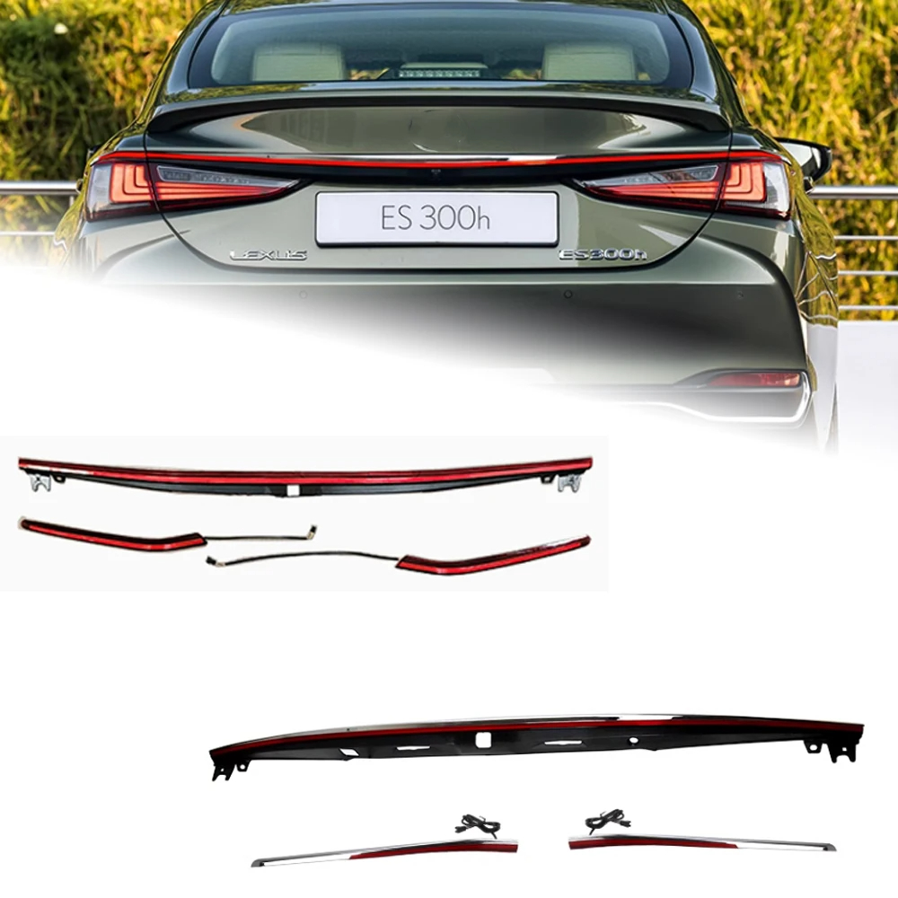 AKD Car Styling Tail Lamp for Lexus ES250 Tail Lights 2018-2021 ES300 LED Tail Light ES350 DRL Signal Brake Reverse auto Accessories