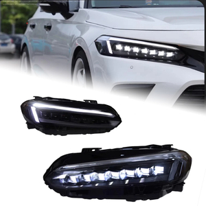 AKD Auto Parts For Honda CIVIC 11th Headlights 2022 2023 Styling LED Daytime Lights Dual Projector DRL Car Accesorios Modified