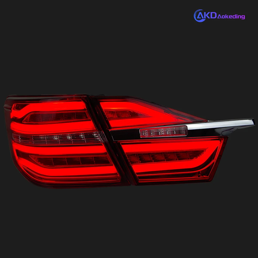 AKD Taillights For Toyota Camry MK7 2015-2018 Tail Light LED DRL Style Running Signal Brake Reversing Parking retrofit Facelift