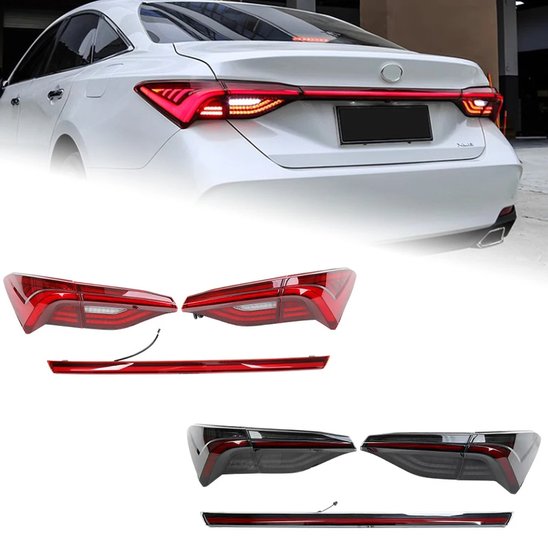 AKD Car Styling Tail Lamp for Toyota Avalon Tail Lights 2018-2023 Avalon LED Tail Light Dynamic Signal Rear Lamp Auto Accesories