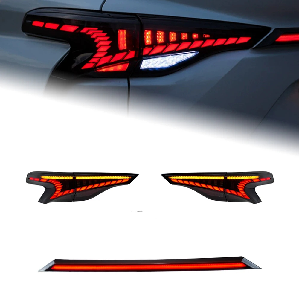 AKD Car Styling for Toyota sienna Tail Light 2021-2023 sienna LED Tail Lamp DRL Signal Brake Reverse auto Accessories