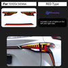 AKD Car Styling for Toyota sienna Tail Light 2021-2023 sienna LED Tail Lamp DRL Signal Brake Reverse auto Accessories