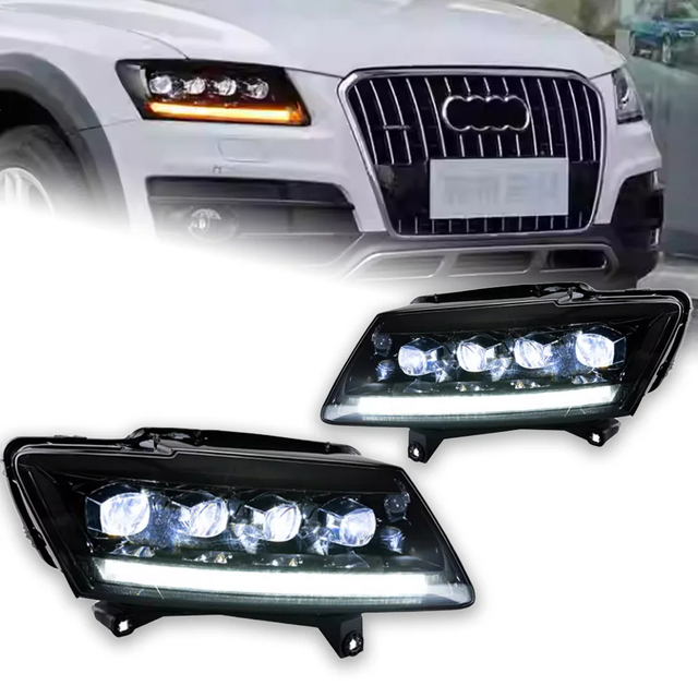 AKD Car Styling for Audi Q5 Headlights 2009-2018 Q5 LED Headlight Projector Lens Siginal DRL Head Lamp Automotive Accessories