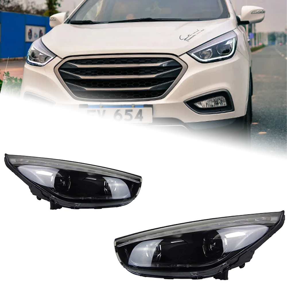 AKD Car Styling Head Lamp for Hyundai IX35 Headlight 2010-2016 New Tucson LED Headlight DRL Hid Bi Xenon Auto Accessories