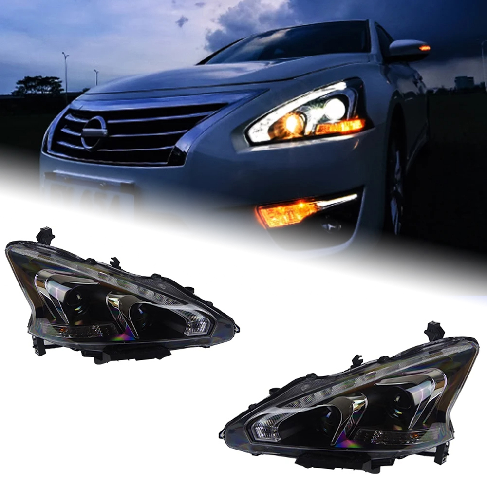 AKD Car Styling for Nissan Teana Headlights 2013-2017 Altima LED Headlight DRL Hid Option Head Lamp Angel Eye Beam Accessories