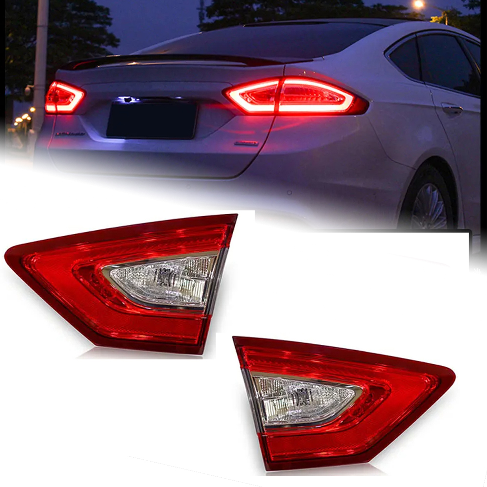 AKD Car Styling for Ford Fusion Tail Lights 2013-2016 Mondeo LED Tail Lamp LED DRL Signal Brake Reverse auto Accessories