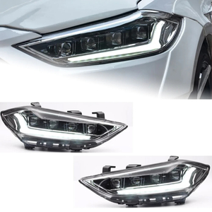 AKD Car Styling Headlights for Elantra LED Headlight 2016-2020 Elantra Front Lamp Drl Led Projector Lens Auto Accessories