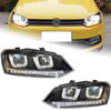 AKD Car Styling for VW Polo Headlights 2010-2017 Polo LED Headlight LED DRL Hid Head Lamp Angel Eye Bi Xenon Beam Accessories