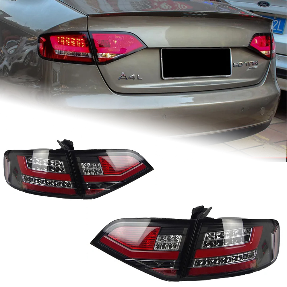 AKD Car Styling for Audi A4 B8 Tail Lights 2009-2012 A4L LED Tail Lamp LED DRL Brake Signal Reverse Auto Accessories