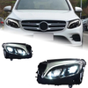 AKD Car Styling Headlights for Benz GLC W253 FLC LED Headlight 2016-2019 GLC200 GLC260 GLC300 GLC350 GLC43 GLC63 Upgrade Head Lamp DRL Signal Projector Len Automotive Accessories