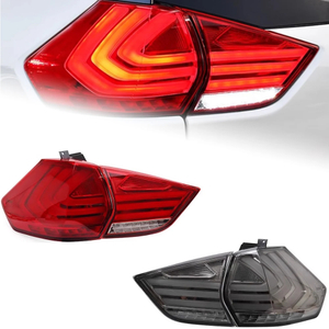 AKD Car Styling for Nissan X-trail Tail Lights 2014-2017 Rouge LED Tail Lamp DRL Signal Brake Reverse auto Accessories