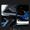 AKD Suitable for BMW 3 Series E90 modified dual-color golden eye laser lens spoon-shaped headlight assembly