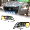 AKD Car Styling for Audi A6 Headlights 2005-2011 A6L C5 C6 LED Headlight LED DRL Hid Option Bi Xenon Head Lamp Auto Accessories