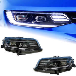 AKD Head Lamp for Chevrolet Camaro LED Headlight 2016-2020 Headlights Camaro DRL Turn Signal High Beam Angel Eye Projector Lens