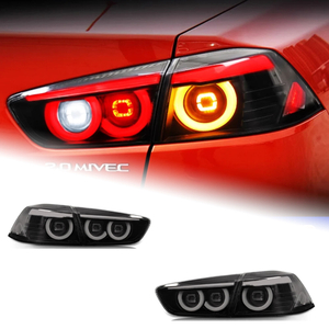 AKD Tail Lamp for Mitsubishi Lancer & EVO X LED Tail Light 2008-2018 Lancer EX Rear Fog Brake Turn Signal Automotive Accessories