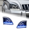 AKD Car Styling for Toyota Prado Headlight 2003-2009 LED Headlight DRL Hid Head Lamp Angel Eye Bi Xenon Beam Accessories