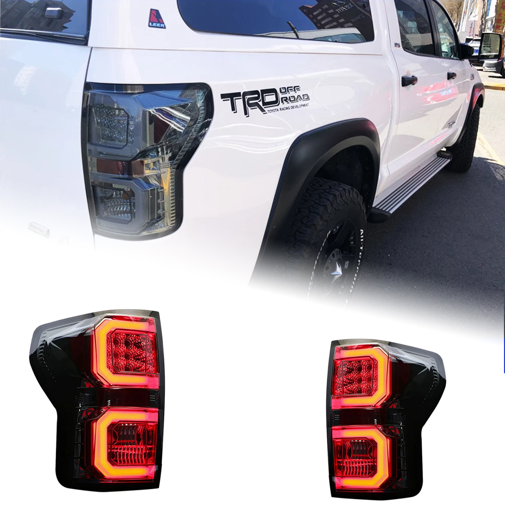 AKD Tail Lamp for Toyota Tundra LED Tail Light 2007-2013 Tundra Rear Fog Brake Turn Signal Automotive Accessories