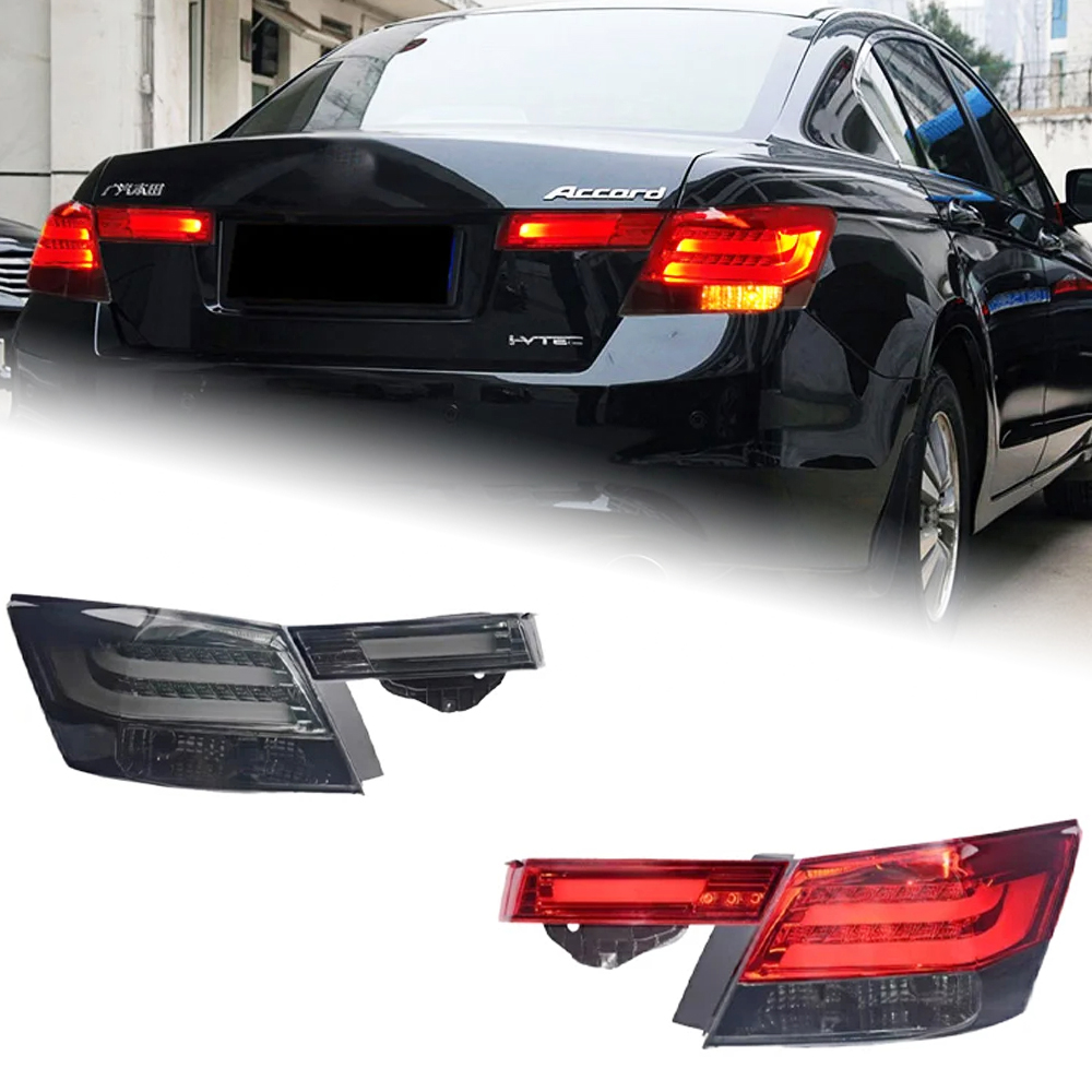 AKD Car Styling for Honda Accord Tail Lights 2008-2012 Accord LED Tail Lamp LED Rear Lamp DRL Signal Brake Reverse auto Accessories