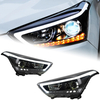 AKD LED Head Light Parts For ix25 2014 2015-2017 Front Headlights Replacement DRL Daytime light Projector Facelift