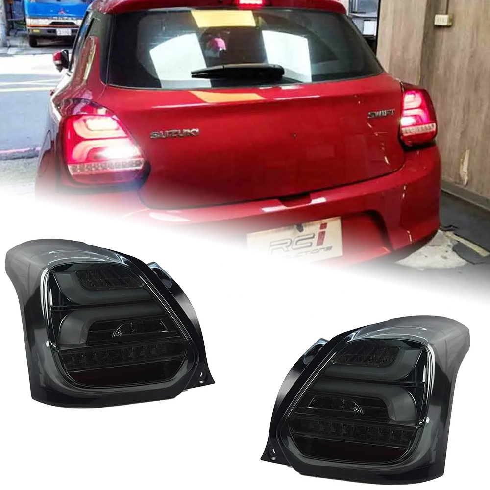 AKD Tail Lights Styling For Suzuki Swift 2017-2019 Rear Tail Light LED DRL Running Signal Brake Reversing Parking Lighthouse 2PCS