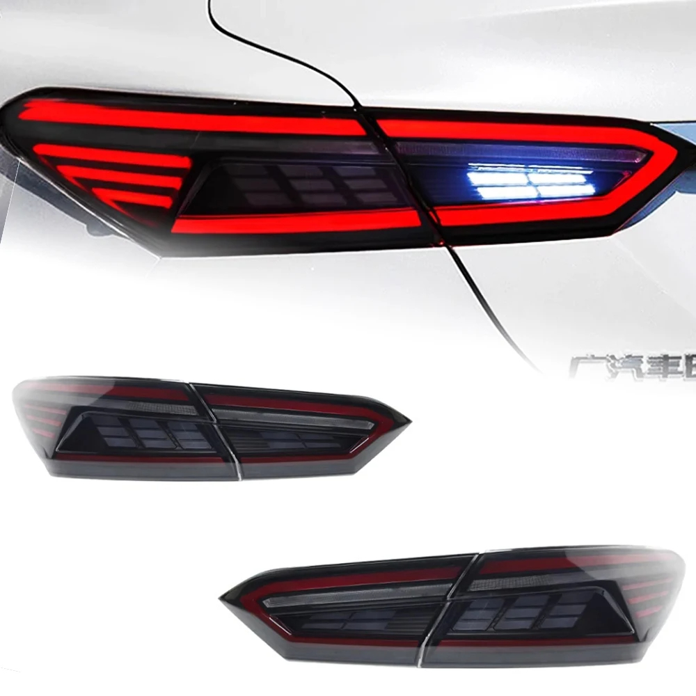 AKD Car Styling for Toyota Camry LED Tail Light 2018-2023 Camry Rear Fog Brake Turn Signal auto Accessories