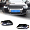 AKD Car Styling Head Lamp for VW Passat Headlights 2007-2011 Magotan B6 LED Headlight DRL Hid Bi Xenon Auto Accessories