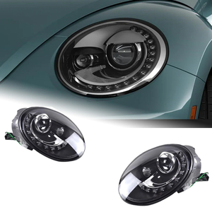 AKD Car Styling for VW Beetle Headlights 1998-2012 Beetle LED Headlight DRL Hid Head Lamp Brand Sonar Bi Xenon Beam Accessories