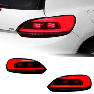 AKD Auto Parts For VW Scirocco Tail light 2009-2015 Styling LED Running Lights Sequential Signal Car Accesorios Modified