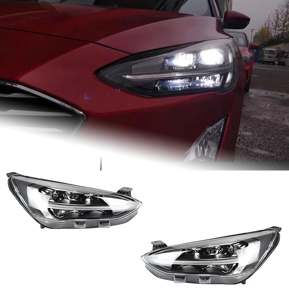 AKD Car Styling for Ford Focus Headlight 2019-2021 New Focus 5 LED Headlight Dynamic Signal Led Drl Hid Bi Xenon Auto Accessories