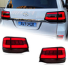 AKD Car Styling for Toyota Land Cruiser Tail Light 2016-2020 LC200 LED Tail Lamp DRL taillight Signal Brake Reverse auto Accessories