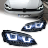 AKD Auto Styling Voor For VW Golf 7 Koplampen Golf 7 LED Koplamp GTI Ontwerp DRL Hid Head Lamp Angel Eye Bi Xenon Beam Accessoires