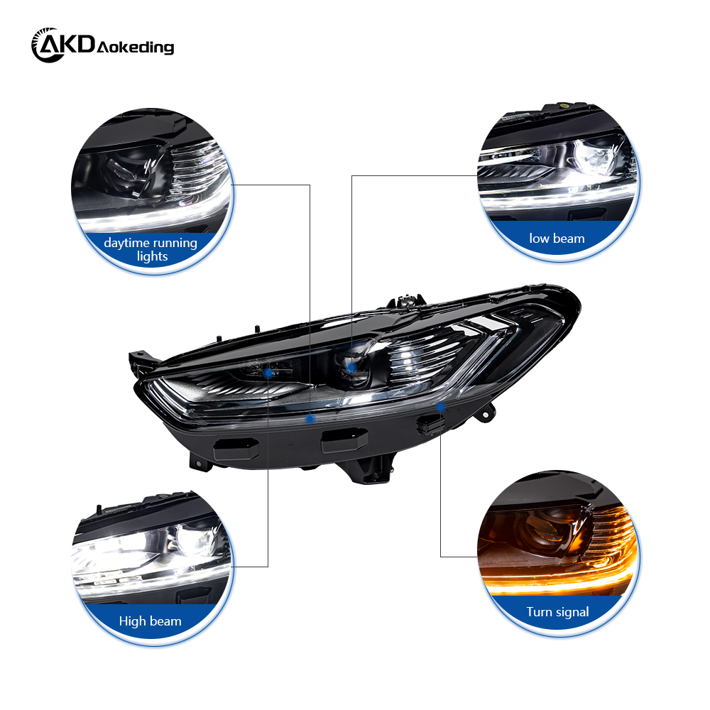 AKD Car Styling for Ford Focus Headlights 2013-2016 New Focus LED Headlight Dynamic Signal Led Drl Hid Auto Accessories