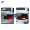 AKD Taillight Assembly Upgrade for 2014-2020 BMW 2 Series F22 Models, Featuring LED Daytime Running Lights, Brake Lights, Reversing Lights, And Sequential Turn Signals.