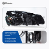 AKD headlight assembly upgrade for 2009-2012 Volkswagen Golf 6, and LED upgrade dual-lens lens parts for Golf 8.