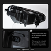 AKD headlight assembly upgrade for 2022-2026 BMW 2 Series G42M2G87 models, featuring dual-color LED laser projector lenses.