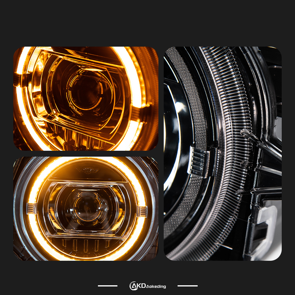 AKD is suitable for 2018-2025 Suzuki Jimny modified with LED projector headlights and daytime running lights.