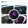 AKD headlight assembly for 2005-2013 Chevrolet Corvettes, C6 retrofit with RGB LED daytime running lights.