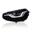 AKD headlight assembly upgrade for 2022-2026 BMW 2 Series G42M2G87 models, featuring dual-color LED laser projector lenses.