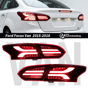 AKD Car Styling for Ford Focus Tail Lights 2015-2018 Focus Sedan LED Tail Lamp LED DRL Signal Brake Reverse auto Accessories