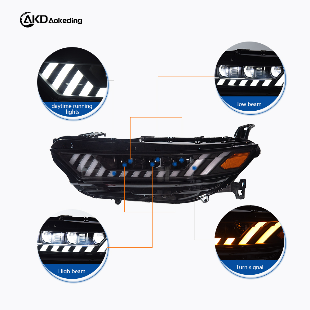 AKD LED daytime running lights and sequential turn signals are compatible with 2023-2026 Honda Accord 11th generation models.