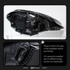 AKD headlight assembly upgrade for 2014-2020 Porsche Macan models, featuring new high-spec full LED projector headlights and daytime running lights.