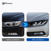 AKD Headlight Assembly Upgrade for 2017-2019 Volkswagen Passat EU B8 Models, Featuring LED Daytime Running Lights, Sequential Turn Signals, And Projector Lenses.