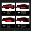 AKD is suitable for modifying 2006-2012 BMW 3 Series E92 taillights with laser lines, LED turn signals, brake lights, and reversing lights.